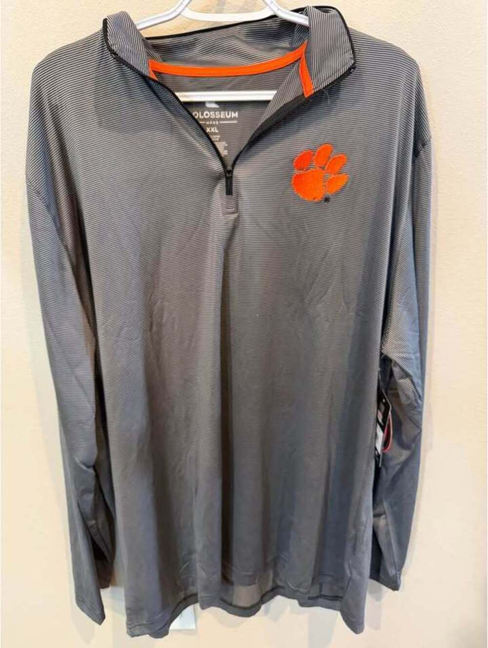 Clemson Tigers 1/4 Zip Pullover -Men's 2XL